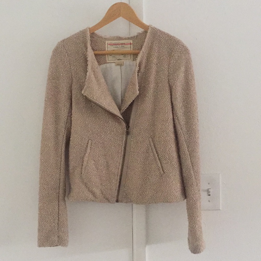 Anthropologie Beige Blazer
